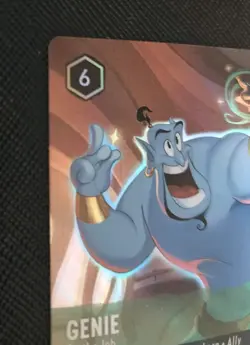 Disney Lorcana Genie On the Job Enchanted Rare First Chapter NM Condition - Image 3