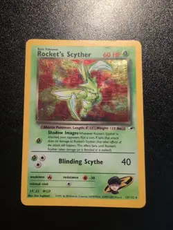 Rocket's Scyther Gym Heroes 13/132 Rare Holo MP - ungraded Pokemon Card - Image 1
