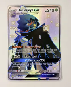 Pokemon TCG Decidueye GX Full Art Holo Card SV47/SV94 Mint - Image 1