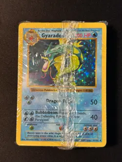 Pokemon Overgrowth Theme Deck Opened with Sealed Cards Gyarados Shadowless - Image 3