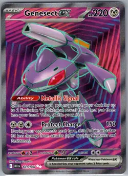 Genesect ex 161/086 SV: Black Bolt - Pokemon Card - NM - Image 1