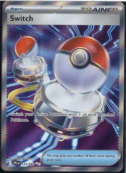 Pokemon SWITCH 123/94 Common Holo Ultra Rare Trainer Card TCG Phantasmal Flames - Image 1
