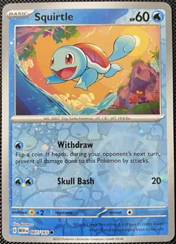 Squirtle - (Reverse Cosmos Holo) (Costco Exclusive) 007/165 Pokemon Card - Image 1