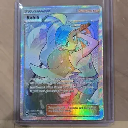 Kahili 210/214 Full Art Trainer Lost Thunder Pokemon Card NM - Image 1
