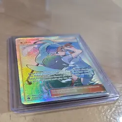 Kahili 210/214 Full Art Trainer Lost Thunder Pokemon Card NM - Image 4