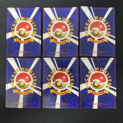 Base Set 1996 Normal Card Set of 6 Japanese Pokemon Card Old Back s007434 - Image 2