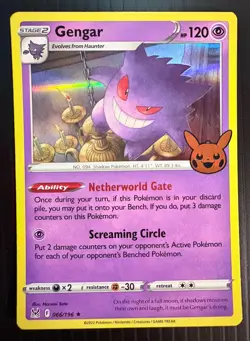 Pokemon Gengar Trick or Trade Holo Rare Card 066/196 NM 💎 - Image 4