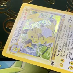 1st Edition Lt. Surge's Raichu (11/132) Gym Challenge Holo Pokemon Card MP + - Image 5