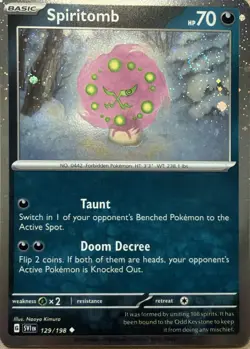 Spiritomb - (Cosmos Holo) Holo Uncommon Miscellaneous Cards & Products 129/198 - Image 1