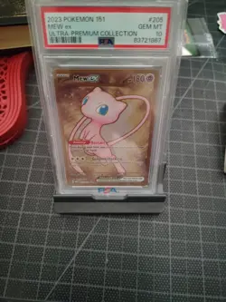 2023 Pokemon 151 Mew EX Hyper Rare Card PSA 10 - Image 1