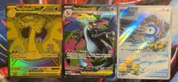 Pokemon Phantasmal Flames Collection THREE Card Lot! Gold Zard!!! - Image 1