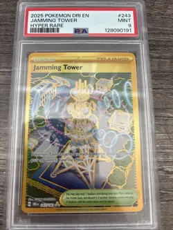 2025 Pokemon Jamming Tower Stadium Card Mint Hyper Rare #243 - Image 1