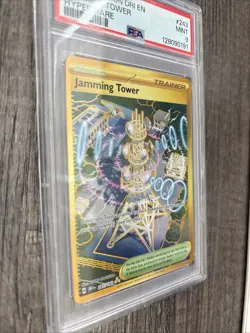 2025 Pokemon Jamming Tower Stadium Card Mint Hyper Rare #243 - Image 4