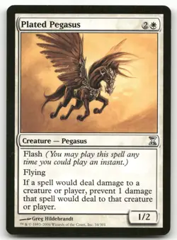 Plated Pegasus #34 (NM) Time Spiral TSP Magic MTG - Image 1