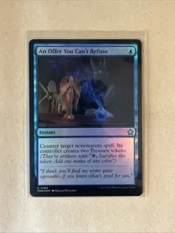MTG An Offer You Can’t Refuse FDN 0160 U NM FOIL - Image 2