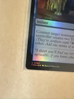 MTG An Offer You Can’t Refuse FDN 0160 U NM FOIL - Image 3