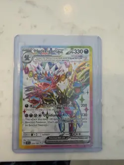 Pokemon TCG Hydreigon ex 223/191 Sv08: Surging Sparks Holo Ultra Rare Full Art - Image 1