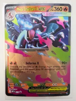 Pokemon TCG Mega Evolutions Promos 029 Mega Charizard X ex Tin Promo - Image 1