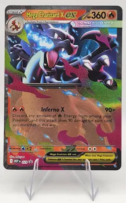 Mega Charizard X EX 029 Promo – Mega Evolution Tin – Pokemon TCG – NM – IN HAND - Image 1