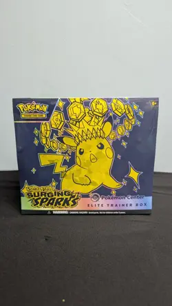 Pokemon Trading Card Game Surging Sparks Pokemon Center Elite Trainer Box Sealed - Image 1