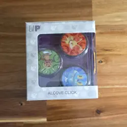 Ultra PRO Pokemon TCG Alcove Click Deck Box Kalos Purple 100+ct Magnetic Badges - Image 2