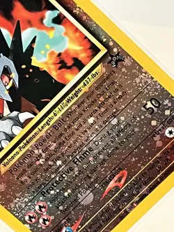 Double Swirl 🌀Entei 34 - Black Star Promo Pokemon 3 Reverse Holo Lightly Played - Image 3