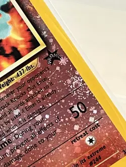 Double Swirl 🌀Entei 34 - Black Star Promo Pokemon 3 Reverse Holo Lightly Played - Image 5