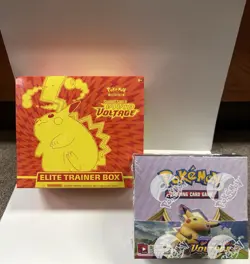 Lot of 2 Pokemon TCG Vivid Voltage Booster Box & ETB Bundle New 44 Packs Sealed - Image 5
