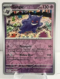 Pokemon TCG - Gengar 094/165 - 151 Reverse Holo - Image 1