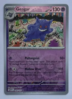 Gengar 094/165 Rare 151 Pokemon Reverse Holo Near Mint - Image 1