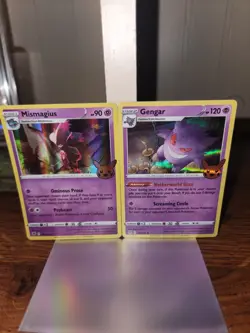 Gengar 66/196 Trick Or Trade Stamp 2023 Mismagius 59/189 2022 - NM Pokemon TCG - Image 2