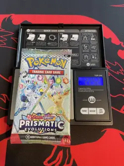VERY HEAVY! GOD PACKUU SIRUU 22.52g Prismatic Evolutions Pokemon Booster - Image 1