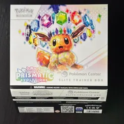 Prismatic Evolutions Pokemon Center ETB Cover Art Poster Outer Shell - Image 1
