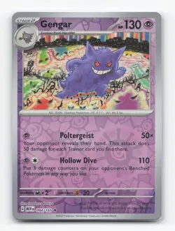 Pokemon TCG - Gengar 094/165 Near Mint Rare 151 Reverse Holo - Image 1