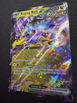 Pokemon Raging Bolt ex Promo Sv: Scarlet & Violet Holo SVP 045 240 HP EX Basic - Image 1