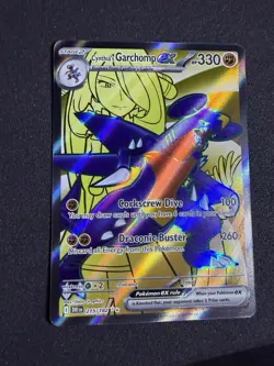 Cynthia's Garchomp ex 215/182 Destined Rivals Pokemon TCG Full Art - Image 2