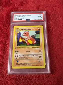Pokemon PSA 9 1st Edition Charmeleon 024/102 Base Set (Shadowless) - Image 1