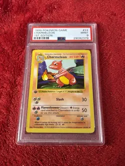 Pokemon PSA 9 1st Edition Charmeleon 024/102 Base Set (Shadowless) - Image 5
