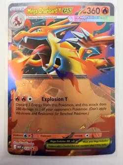 Pokemon TCG Mega Evolutions Promos 029 Mega Charizard Y ex Tin Promo - Image 1