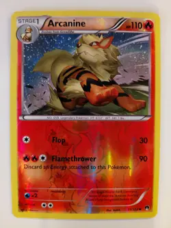 Arcanine 11/122 XY Breakpoint Reverse Holo NM Pokemon TCG - Image 1