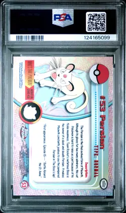 2000 TOPPS CHROME POKEMON T.V. #53 PERSIAN PSA 10 - Image 2
