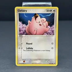 Pokemon Clefairy 53/115 Unseen Forces Regular Non Holo LP - Image 1
