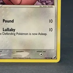 Pokemon Clefairy 53/115 Unseen Forces Regular Non Holo LP - Image 4