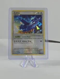Pokemon TCG Latios HGSS11/25 HGSS Black Star Promos Holo Bleed NM Cracked Ice - Image 1