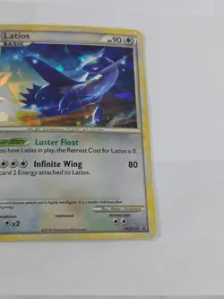 Pokemon TCG Latios HGSS11/25 HGSS Black Star Promos Holo Bleed NM Cracked Ice - Image 4