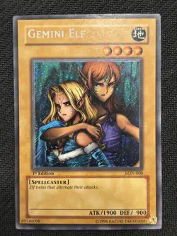 Gemini Elf - LON-000 - Secret Rare - 1st Ed - VLP - Image 1