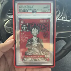 2025 ONE PIECE JP Monkey D. Luffy Vol.20 JUMP Magazine - Image 1