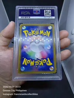 Pokemon Card - PSA 10 MEWTWO #049 1ST EDITION (EXPANSION 20th ANNI) "HOLO SWIRL" - Image 5