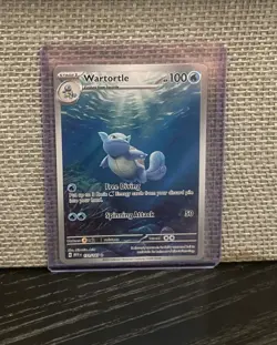 Pokemon TCG Wartortle 171/165 Scarlet & Violet 151 Illustration Rare Holo Card - Image 2