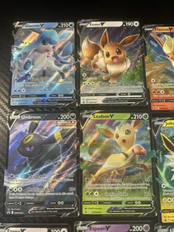 Pokemon TCG Eevee Evolutions V Promo Card Lot Sword & Shield Promo 15 Cards - Image 3